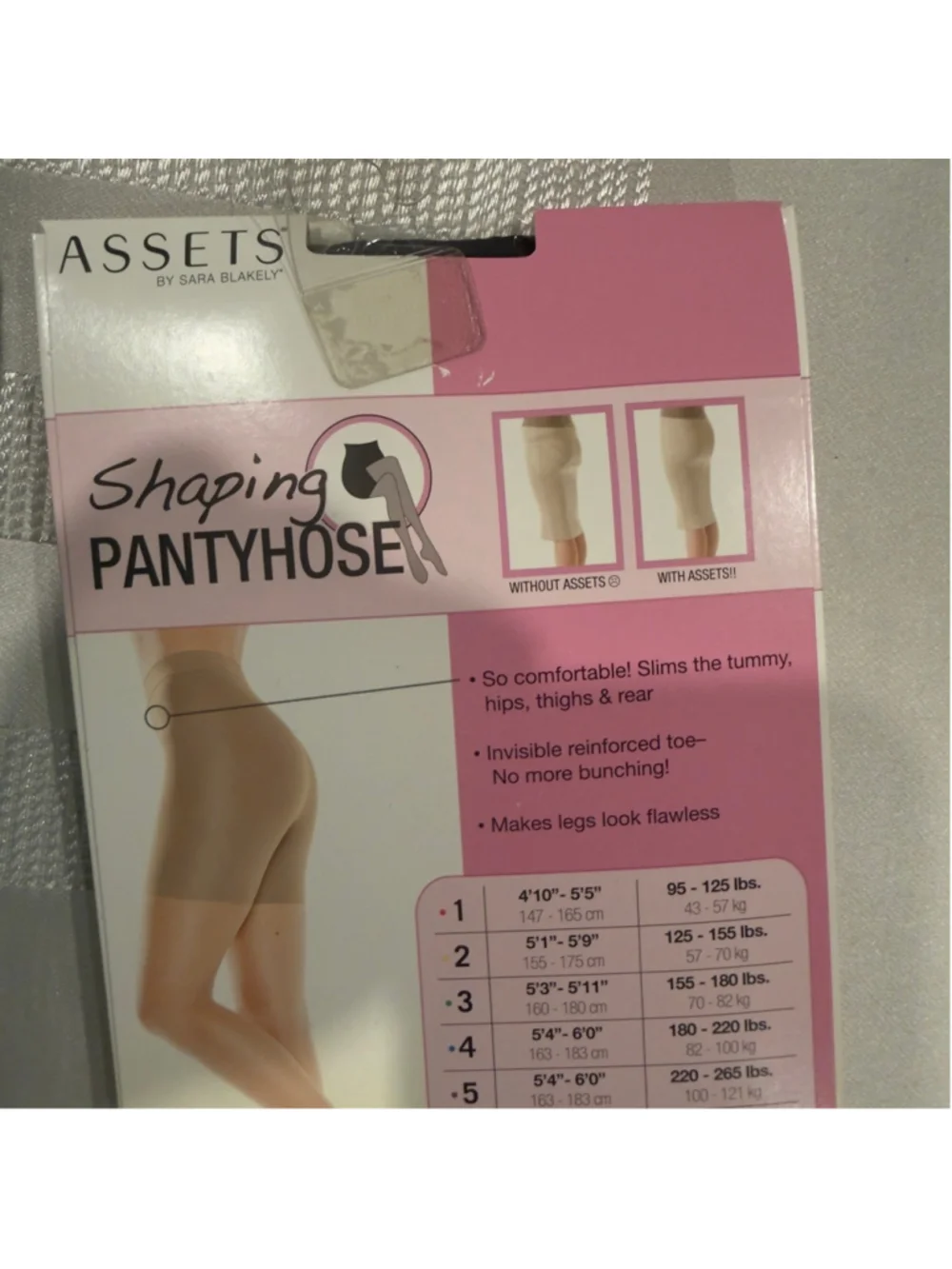 Lot of 2 Women's ASSETS by Sara Blakely Shaping Tights